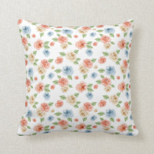 Almofada Rosa de Ênfase de Cottage Shabby Travesseiro decor