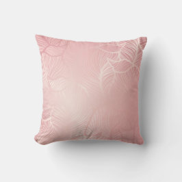 Almofada Rosa dourado Damask vintage 