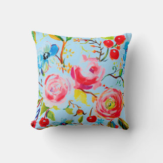 Almofada Rosa e Cherry Blue Sky personalizáveis