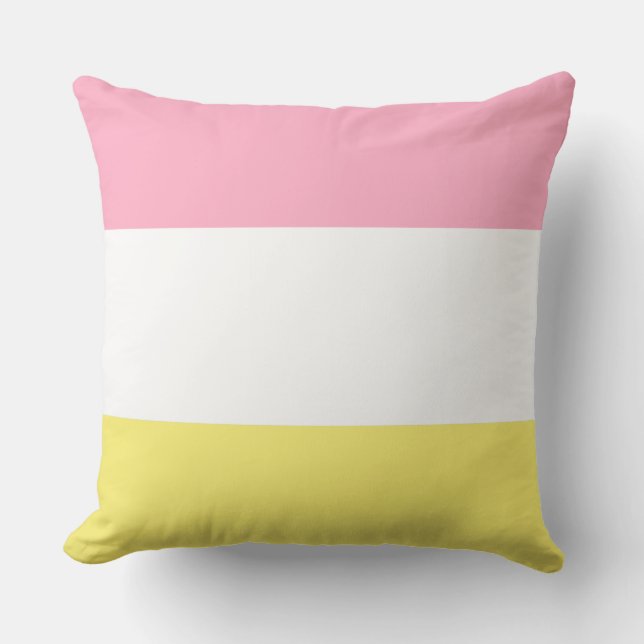 Almofada Rosa e Manteiga Amarelo (Frente)