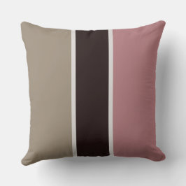 Almofada Rosa e tiras de madeira