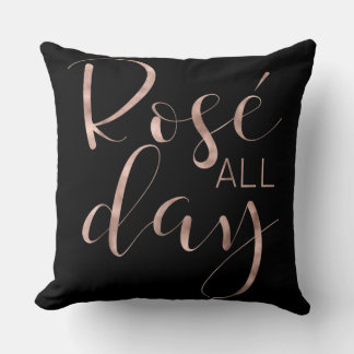 Almofada Rosa Engraçado O Dia Todo O Vinho Presente