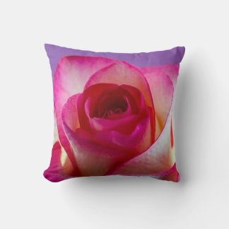 Almofada Rosa Floral Vintage Arte Elegante Vermelho Preto
