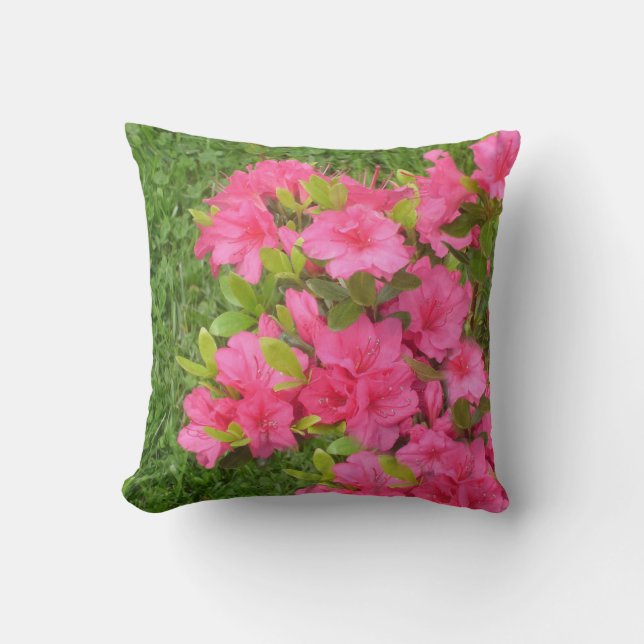 Almofada Rosa Hardy Azaleas (Frente)