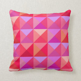 Almofada Rosa retro geométrico