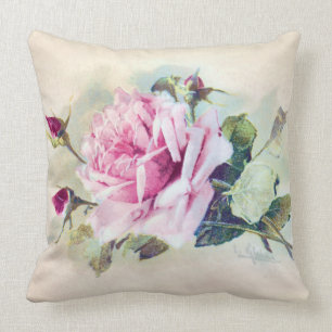 Almofada Rosa romântico