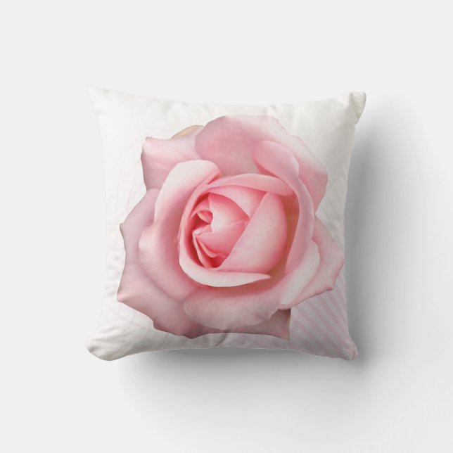 Almofada Rosa rosa para você (Frente)