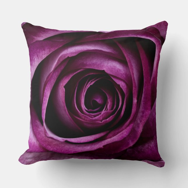 Almofada Rosa Roxo Profundo (Frente)