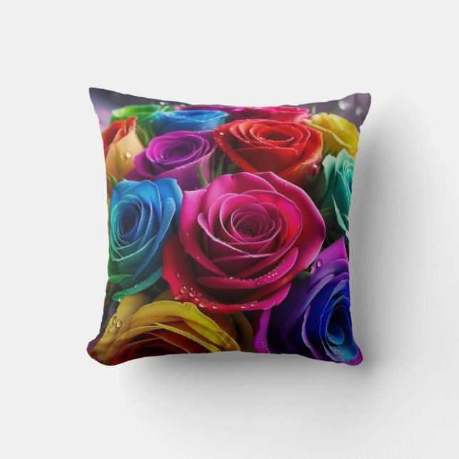 Almofada 🌈 Rosas (Frente)