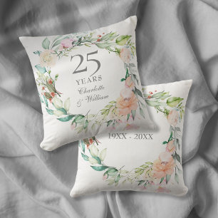 Almofada Rosas de Aniversário de Casamento 25