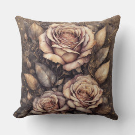 Almofada Rosas de bronze