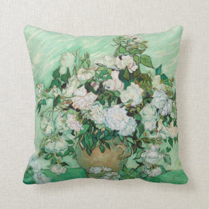 Almofada Rosas de Vincent van Gogh 1890 travesseiros
