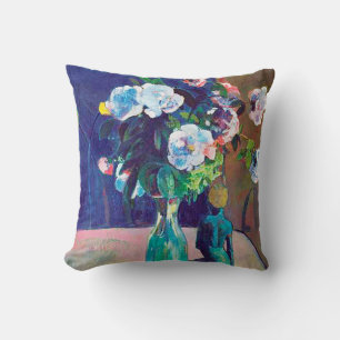 Almofada Rosas e Estatueta, Gauguin