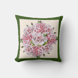 Almofada Rosas esculturais num Travesseiro decorativo