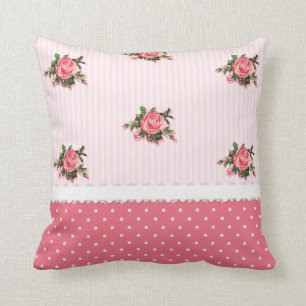 Almofada rosas ingleses românticos
