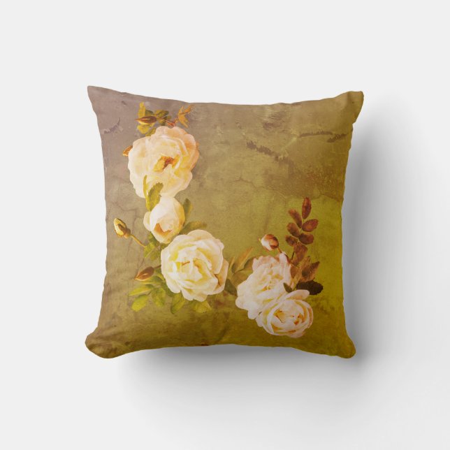 Almofada Rosas Românticos Vintage (Frente)