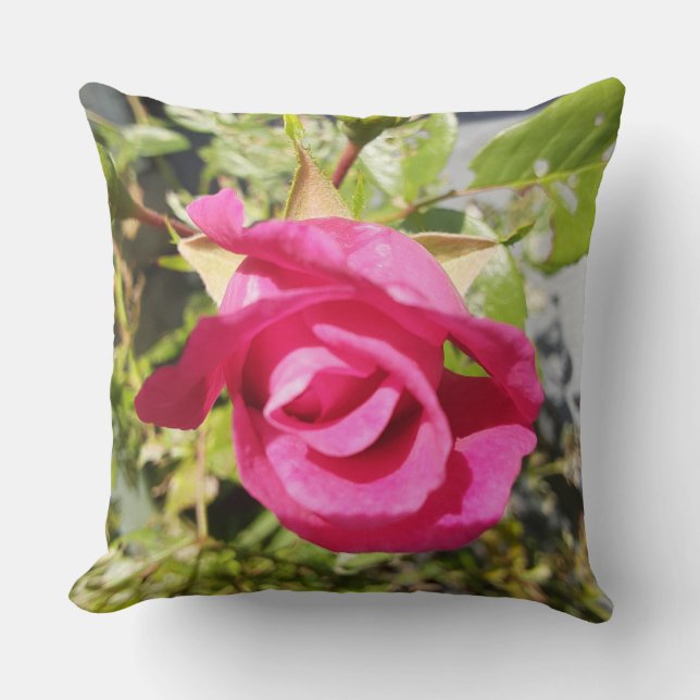 Almofada Rosas Rosa (Frente)