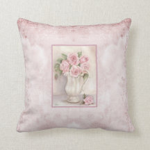 Rosas Rosa Vintage do chique em Vase