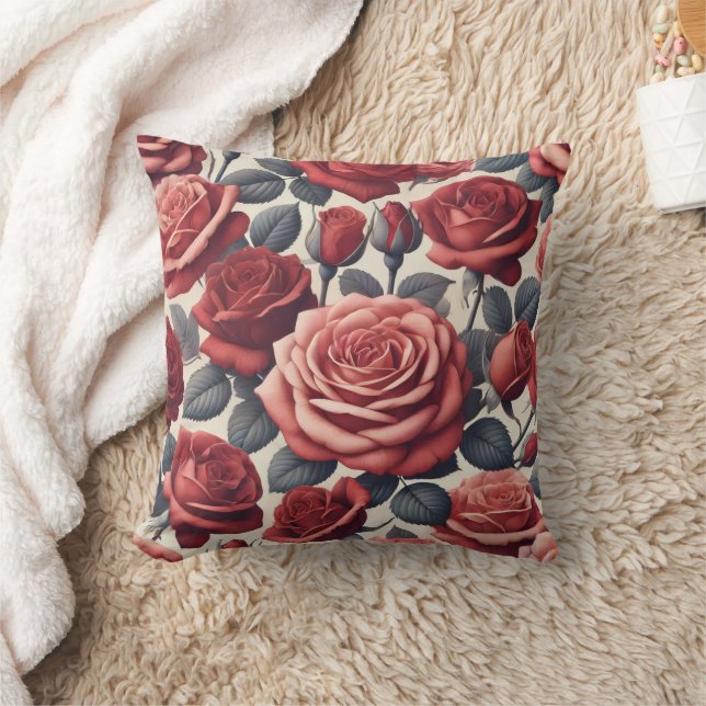 Almofada Rosas são Vermelhas (Cobertor)