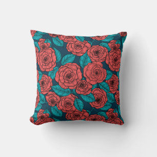 Almofada Rosas vermelhas