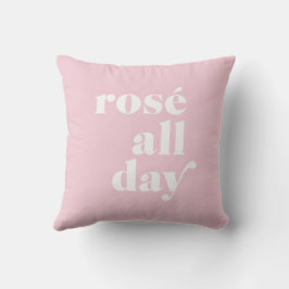 Almofada Rosé All Day Pink Travesseiro decorativo