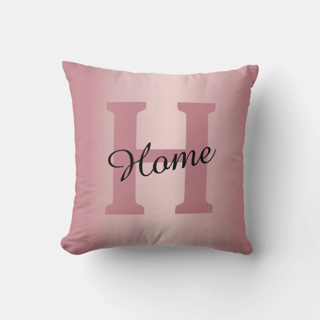 Almofada Rose Gold Custom Throw Pillow (Frente)