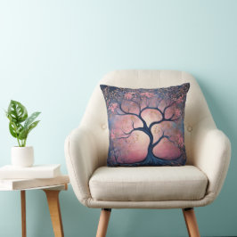 Almofada Roses Grow Trees arte de IA
