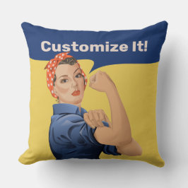 Almofada Rosie the Riveter
