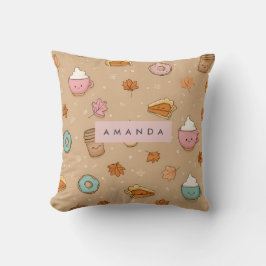 Almofada Rosquinha Personalizada de Pizza de Abóbora de out