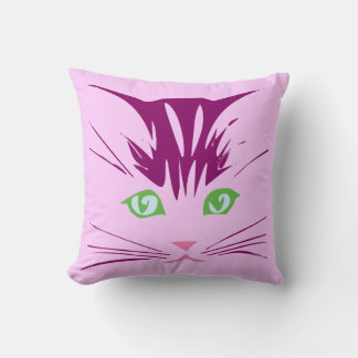 Almofada Rosto de Gatinho Fofo Doce Cartoon Kawaii