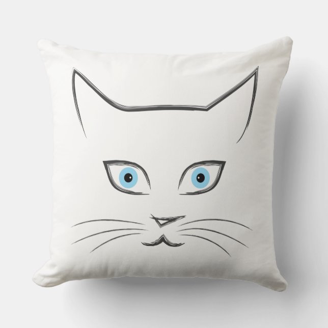 Almofada Rosto de gato (Frente)