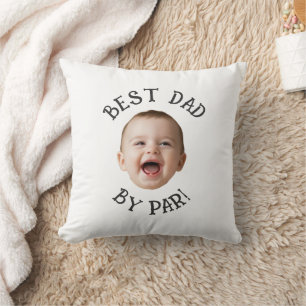 Almofada Rosto Personalizado Melhor Pai Por Par Novo Bebê
