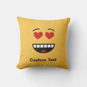 Almofada Rosto sorridente com Travesseiro decorativo de Olh