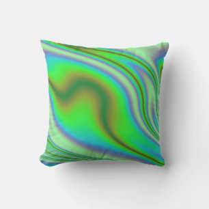 Almofada Rotação Abstrato verde