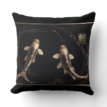 Roteiro de cobre metálico Koi esculpido