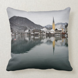 Almofada Rottach-Egern no Tegernsee, Baviera no inverno