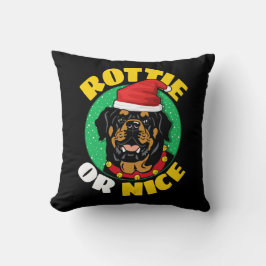 Almofada Rottie ou Nice Rottweiler Natal