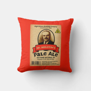 Almofada Rótulo de Ale Pale do Sr. Molotov