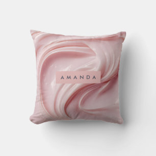 Almofada Rouge Cremoso Personalizado Brilhante Redemoinho M