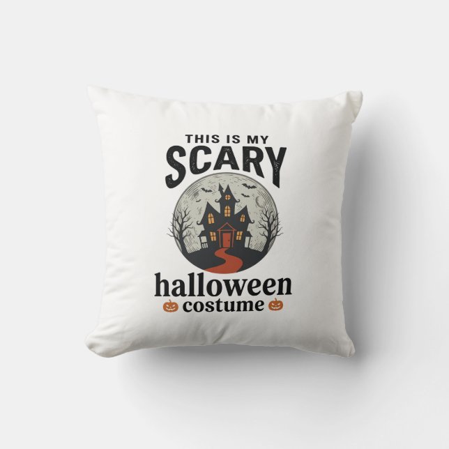 Almofada Roupa Assustadora de Halloween Casa Assombrada Vet (Frente)