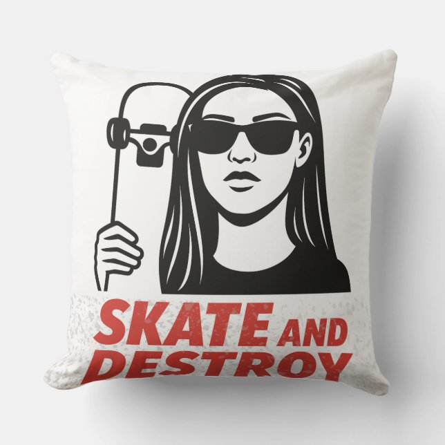 Almofada Roupa de rua com liberdade e borda. (Frente)