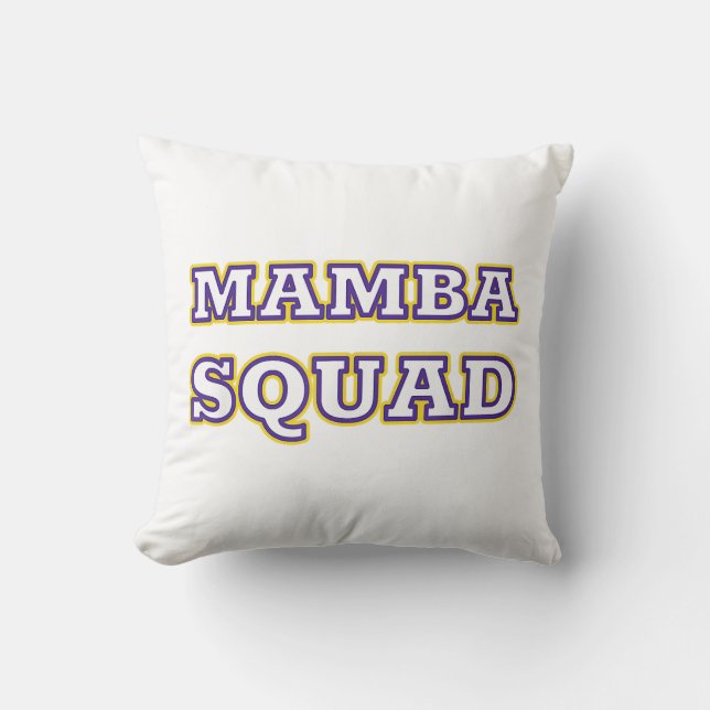 Almofada Roupa engraçada do Mamba Squad para amantes de cob (Frente)