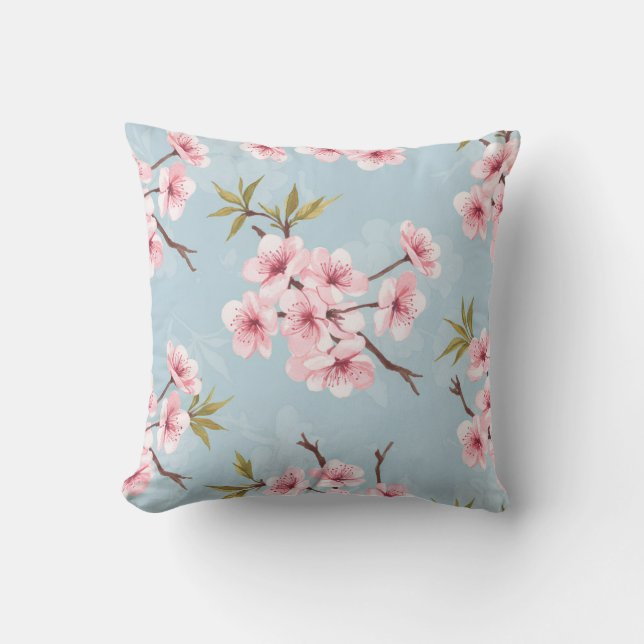 Almofada Roupas de Cama Florais Pastel (Frente)