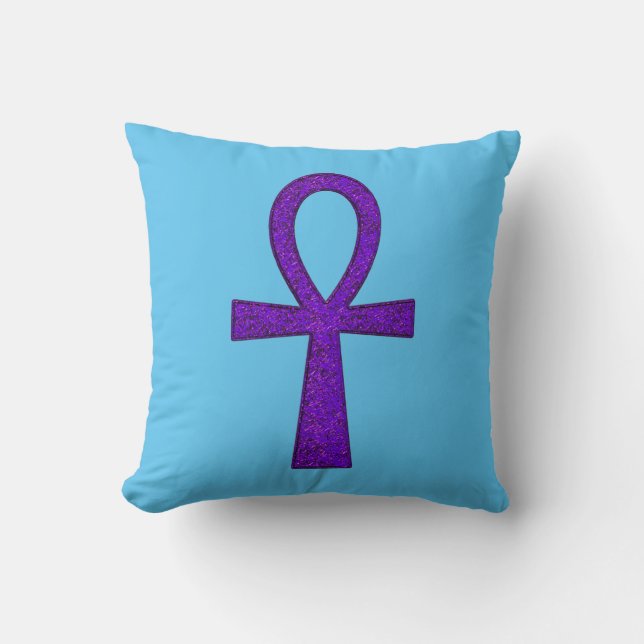 Almofada Roxo Ankh (Frente)
