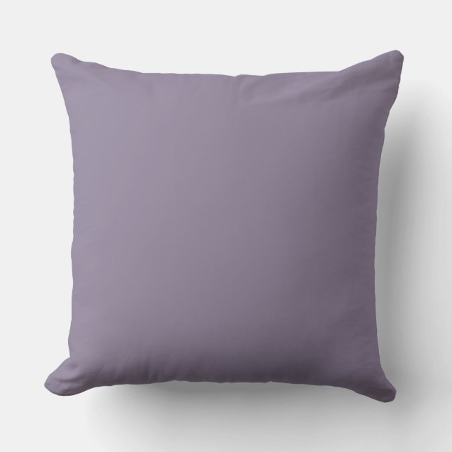 Almofada Roxo Cinza Suave,Moderno Sólido,Almofada de Arreme (Frente)