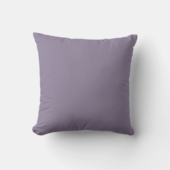 Almofada Roxo Cinza Suave,Moderno Sólido,Almofada de Arreme (Frente)