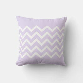 Almofada Roxo Lilás Macio & Design de Padrão Ziguezague Bra