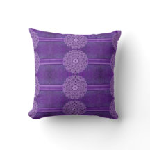 Roxo Mandala Stripe Padrão Boho