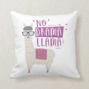 Almofada Roxo nenhum lama do drama