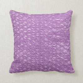 Almofada Roxo Pastel do invólucro com bolhas de ar do pop